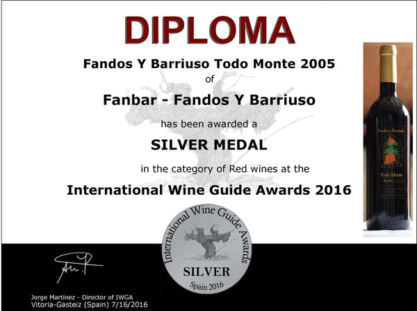 Vino tinto TODOMONTE BARRICA 3 botellas